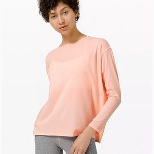 lululemon long sleeve light top purple